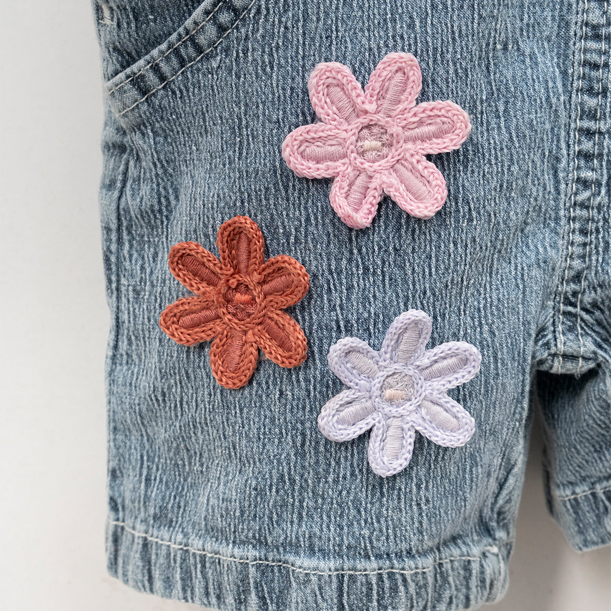 Daisy Denim Romper