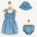 Sky Denim Dress Set