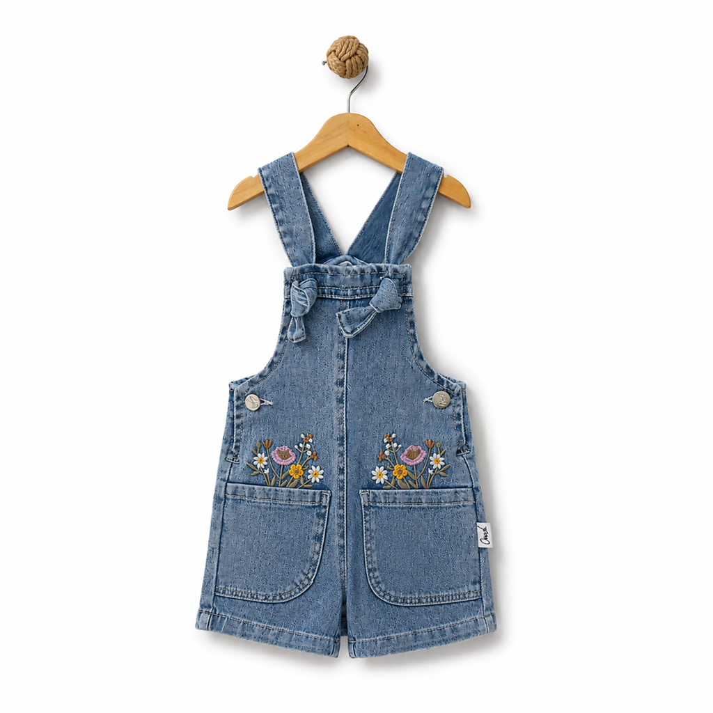 Wildflower Denim Romper