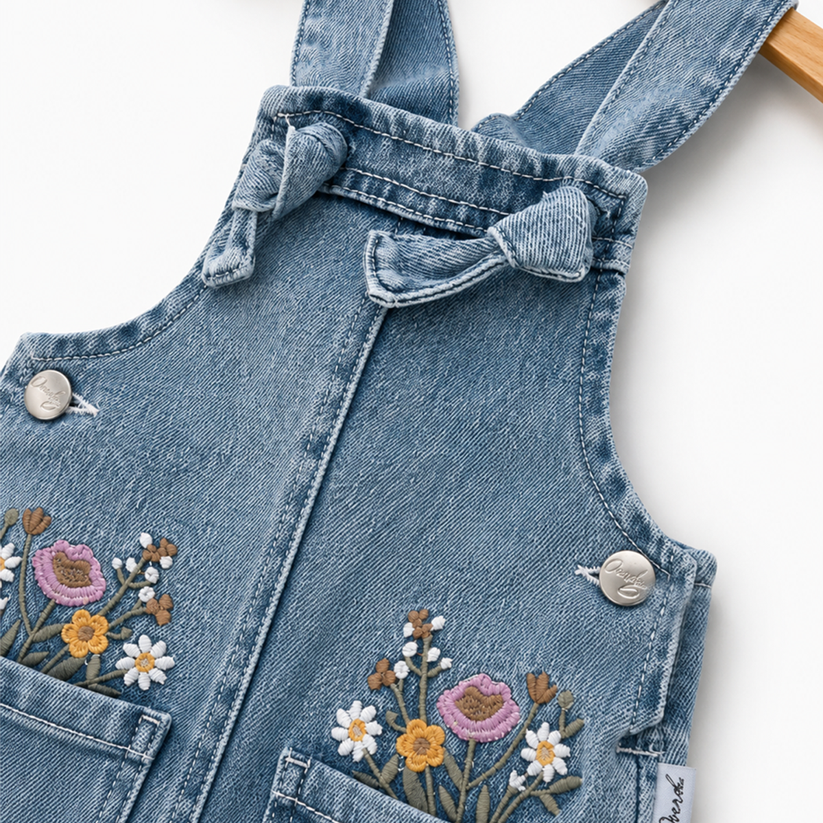 Wildflower Denim Romper