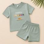 Happy Summer T-Shirt & Shorts Set