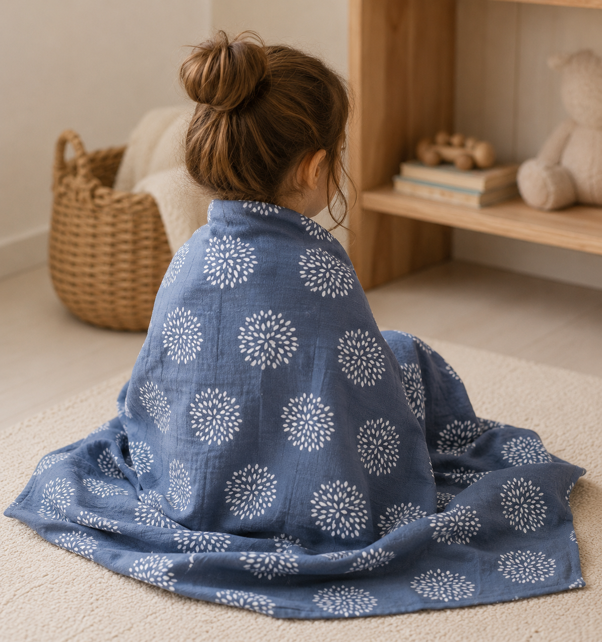 Bloom Muslin Blanket