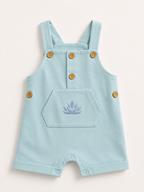 Blue Cotton Romper