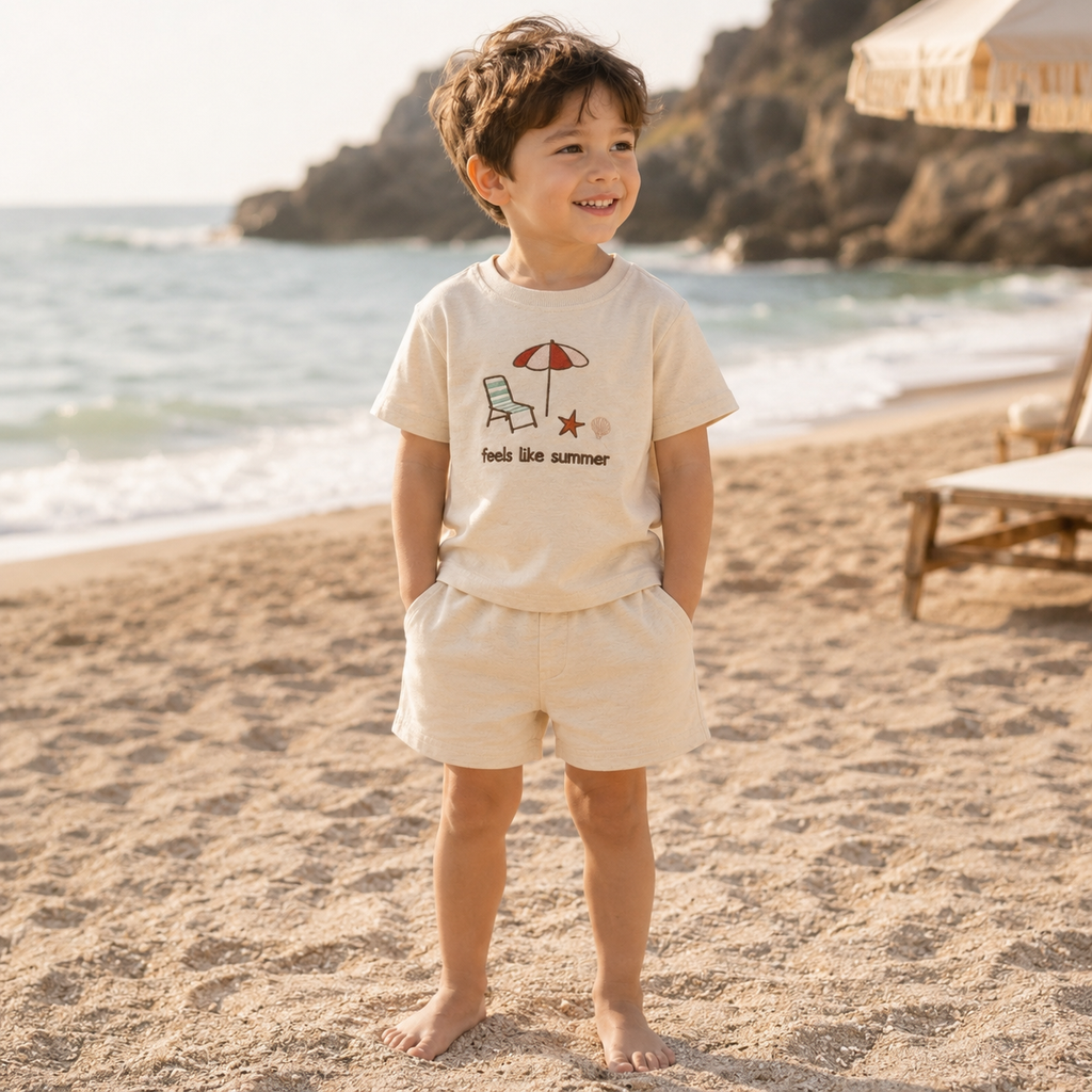 Feels Like Summer T-Shirt & Shorts Set